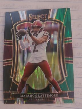 Marshon Lattimore Select Black & Green Prizm